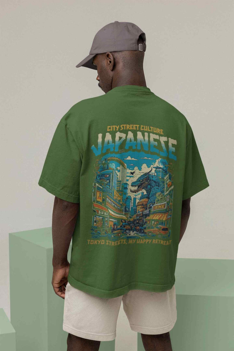 Tokyo Street Oversized Tee - TOSSIDO