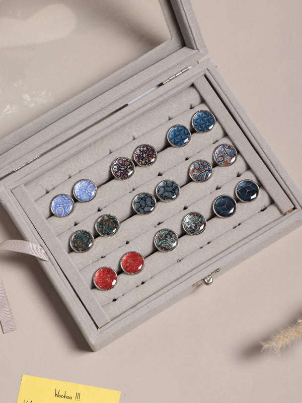 Tossido’s Nine - Pair Enamel Cufflink Collection - TOSSIDO