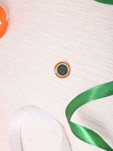 Tricolour Ashoka Chakra Round Lapel Pin - TOSSIDO