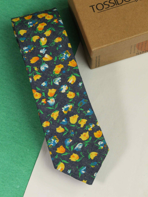Tropical Gem Skinny Necktie - TOSSIDO