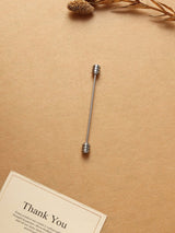 The Sterling Barrel Collar Pin