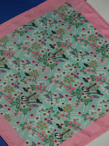 Turquoise Floral Pocket Square - TOSSIDO
