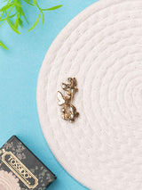 Twin Butterfly Pearl Brooch - TOSSIDO