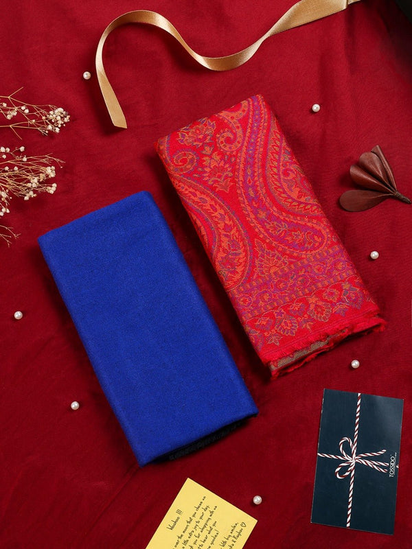 Ultimate Comfort: His Muffler & Her Cozy Stole Gift Ensemble - TOSSIDO