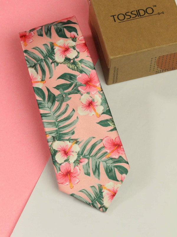 VEERDANT BLUSH NECKTIE - TOSSIDO