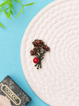 Vintage Rose Bouquet Brooch - TOSSIDO