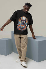 Vintage Studio Vibes Printed Oversized Tee - TOSSIDO