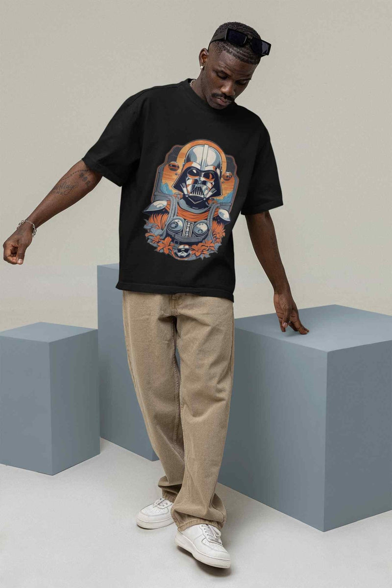 Vintage Studio Vibes Printed Oversized Tee - TOSSIDO