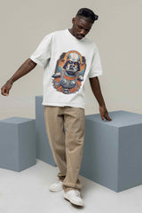 Vintage Studio Vibes Printed Oversized Tee - TOSSIDO