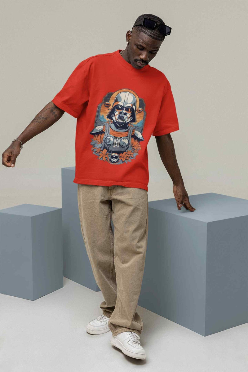 Vintage Studio Vibes Printed Oversized Tee - TOSSIDO