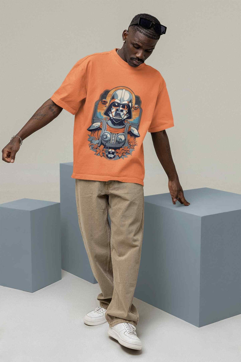 Vintage Studio Vibes Printed Oversized Tee - TOSSIDO