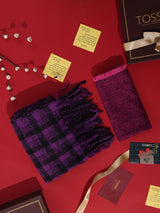 Warm Duo: His & Her Wool Mufflers - TOSSIDO