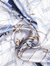 White Anchor Neckerchief - TOSSIDO
