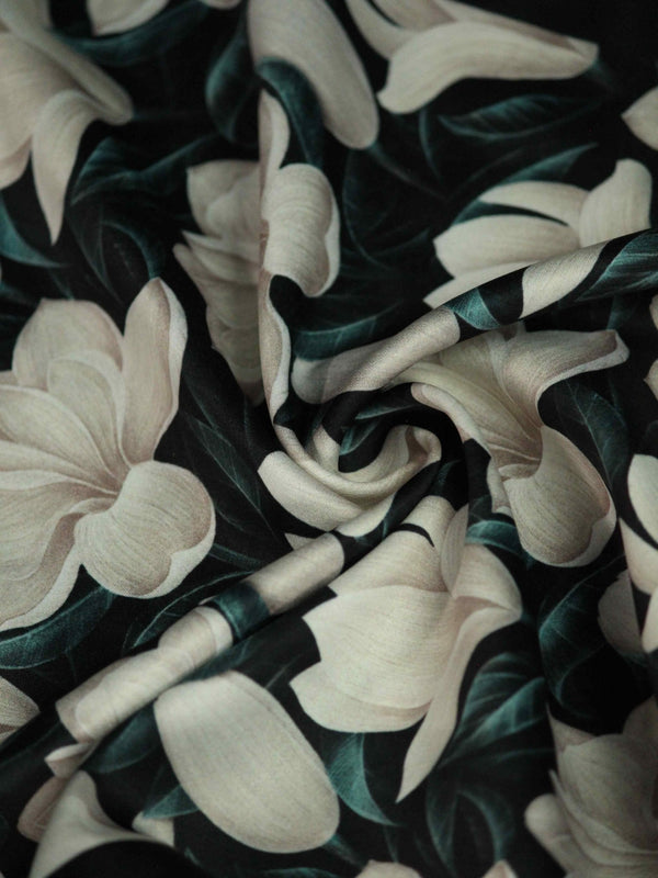 White Floral Pocket Square - TOSSIDO