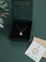 White Mosaic Heart Pendant Necklace