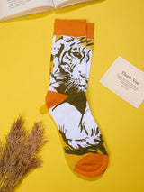White Tiger Socks - TOSSIDO