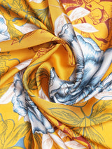 Yellow Floral Neckerchief - TOSSIDO