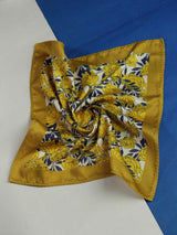Yellow Floral Pocket Square - TOSSIDO