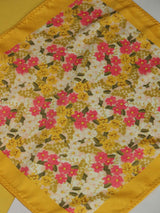 Yellow Floral Pocket Square - TOSSIDO