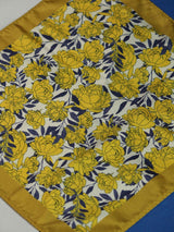 Yellow Floral Pocket Square - TOSSIDO