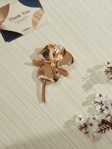 Yellow Hibiscus Brooch - TOSSIDO