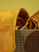 Yellow Necktie & Pocket Square Giftset - TOSSIDO