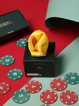 Yellow Solid Silk Pocket Square - TOSSIDO