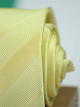 Yellow Stripe Woven Necktie - TOSSIDO