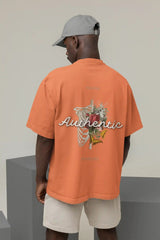 Young Authentic Fearless Beige Oversized Tee - TOSSIDO