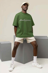 Young Authentic Fearless Beige Oversized Tee - TOSSIDO