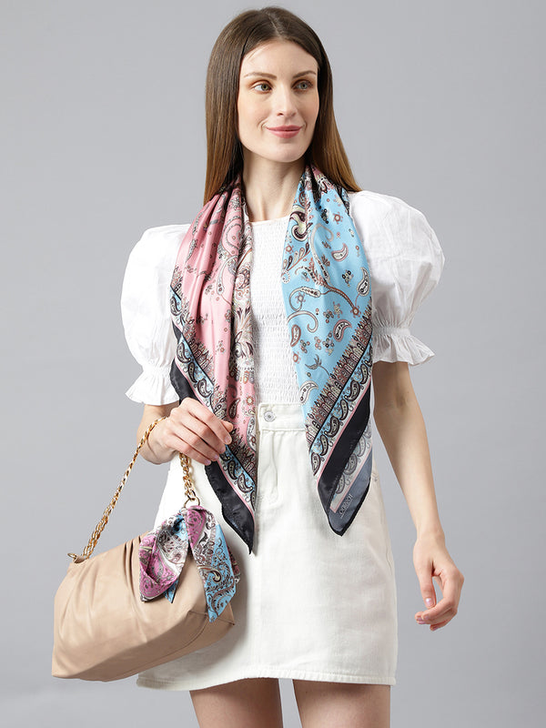 Luster Pink Scarf and Bag Scarf Set