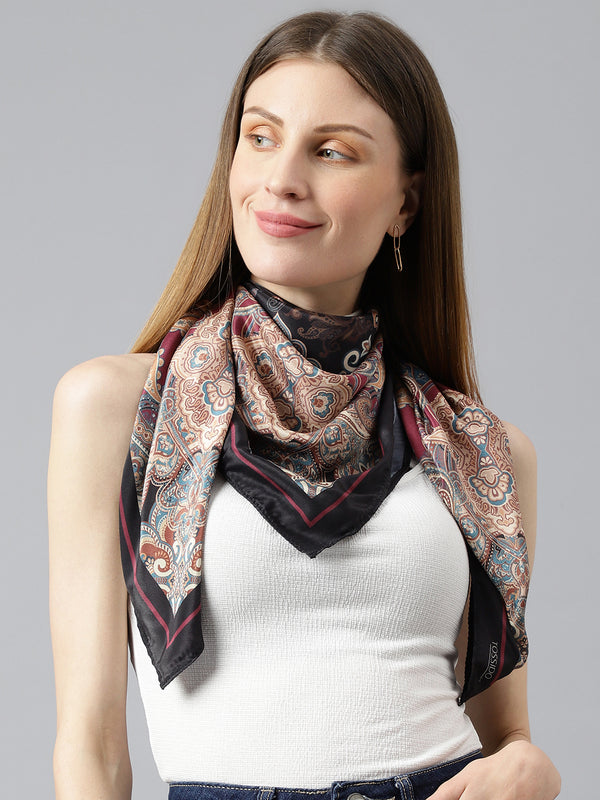 Classical Bar Scarf and Bag Scarf Set