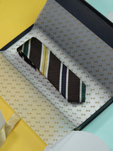 Multicolor Stripe Handmade Silk Necktie