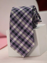 Multicolor Check Handmade Silk Necktie