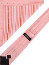 Peach Anchor Necktie & Pocket Square Giftset