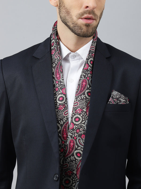 Flaky Stole & Pocket Square Set