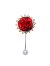 Unconventional Red Lapel Pin