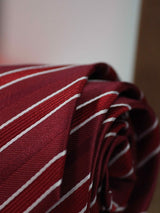 Red Stripe Skinny Necktie