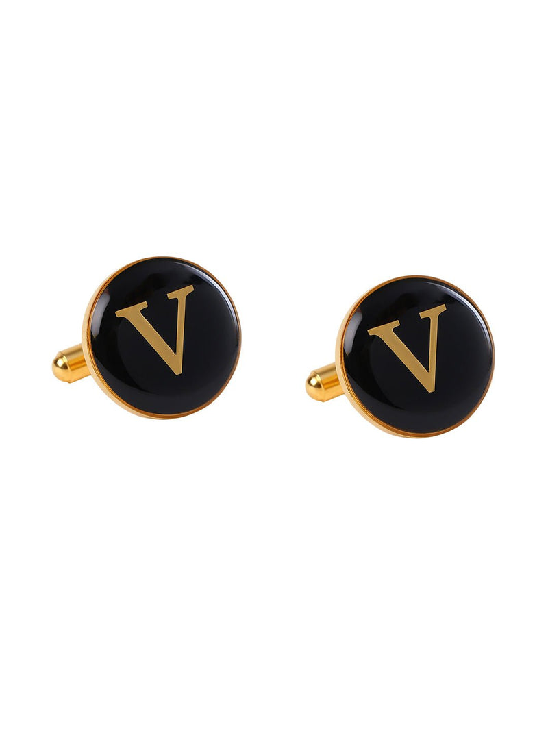 Alphabet V Cufflink - TOSSIDO