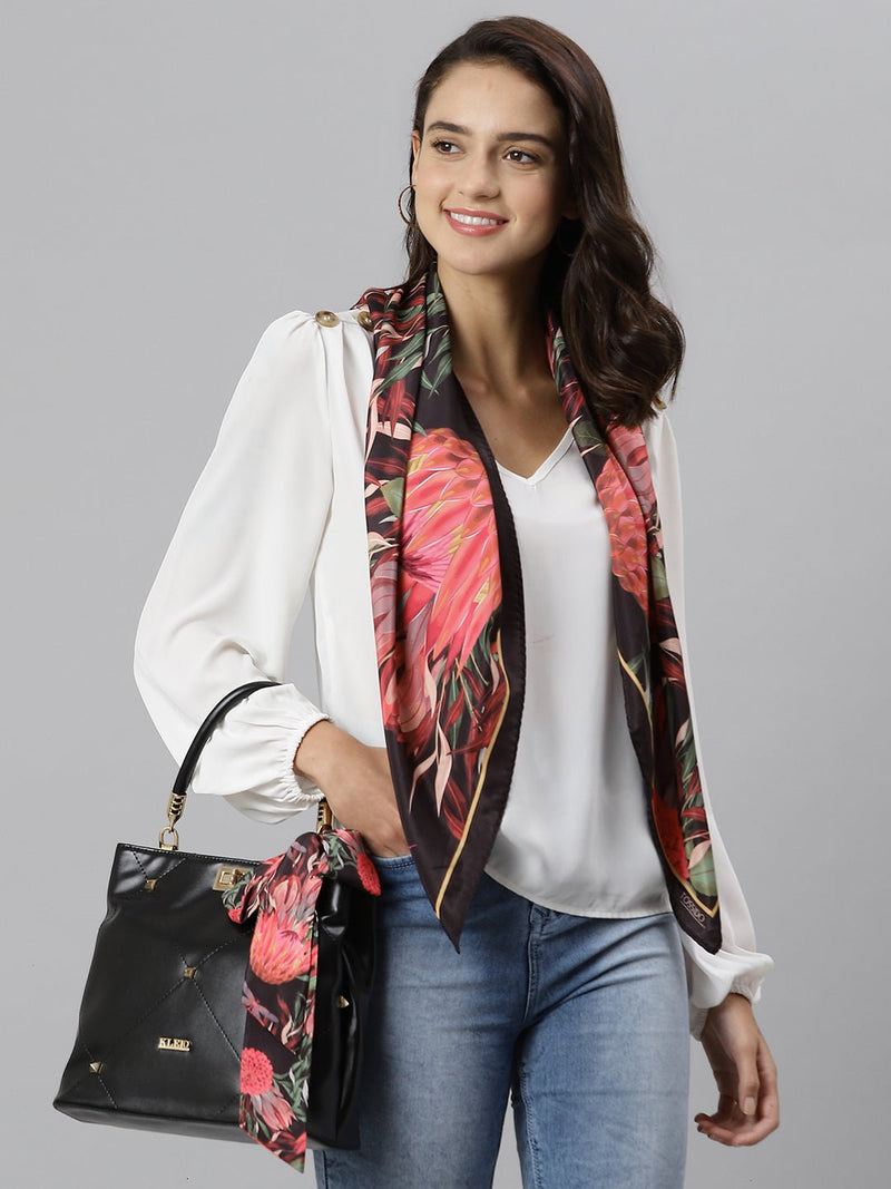 Amorous Scarf & Bag Scarf Set - TOSSIDO