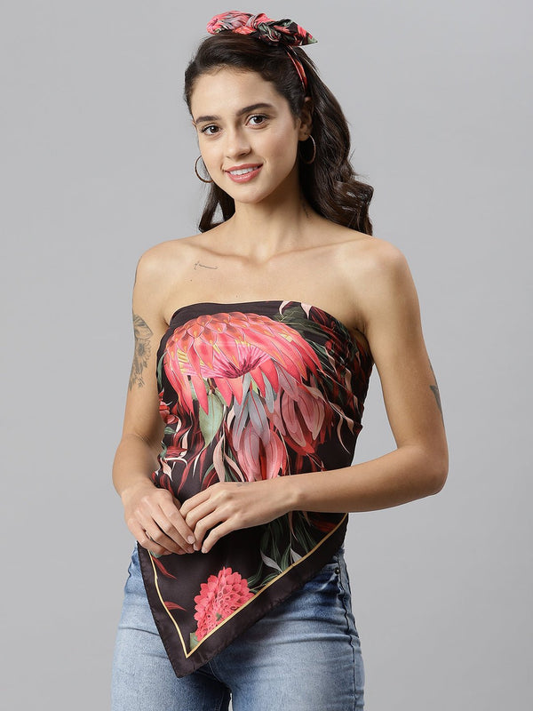Amorous Scarf & Bag Scarf Set - TOSSIDO