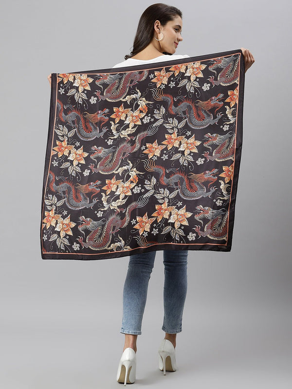 Black Beauty Scarf & Bag Scarf Set - TOSSIDO