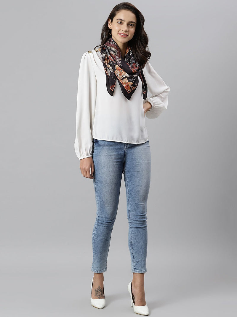 Black Beauty Scarf & Bag Scarf Set - TOSSIDO