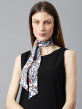 Blooming Blue Scarf And Bag Scarf Set - TOSSIDO