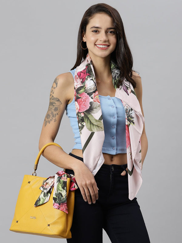 Blossom Up Scarf & Bag Scarf Set - TOSSIDO