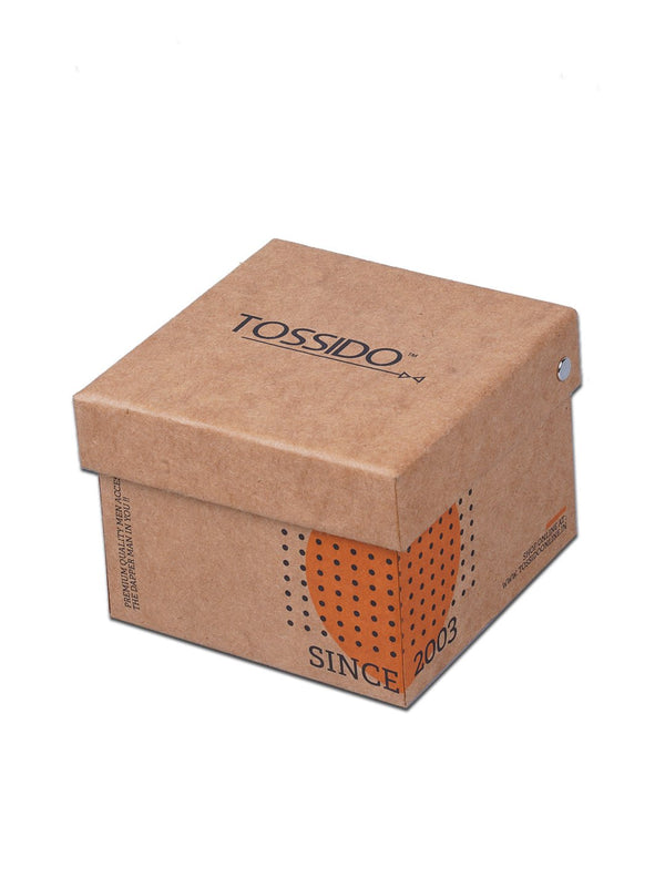 Blue Check Woven Necktie - TOSSIDO
