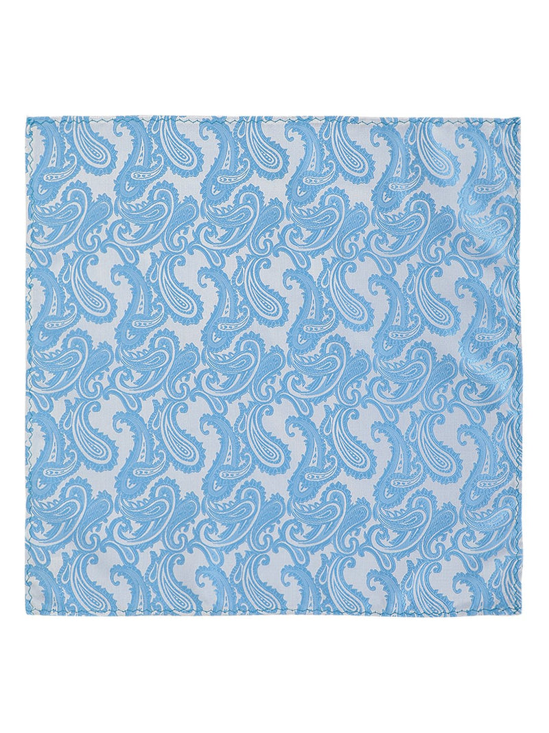 Blue Paisley Necktie & Pocket Square Giftset - TOSSIDO