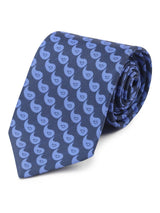 Blue Paisley Necktie