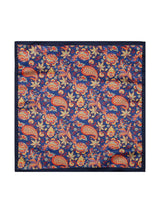 Blue Paisley Printed Necktie & Pocket Square Giftset - TOSSIDO