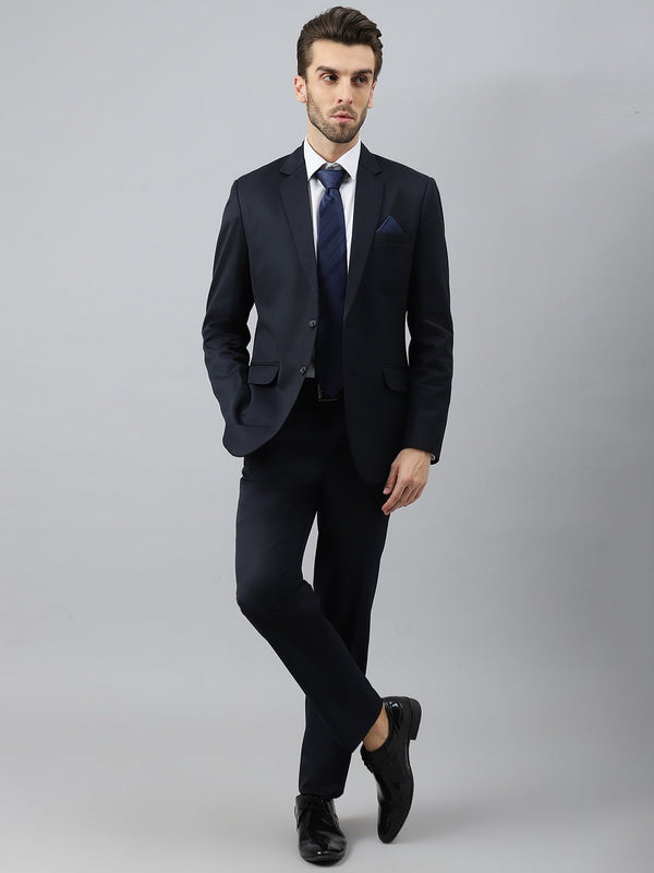 Blue Striped Necktie & Pocket Square Giftset - TOSSIDO